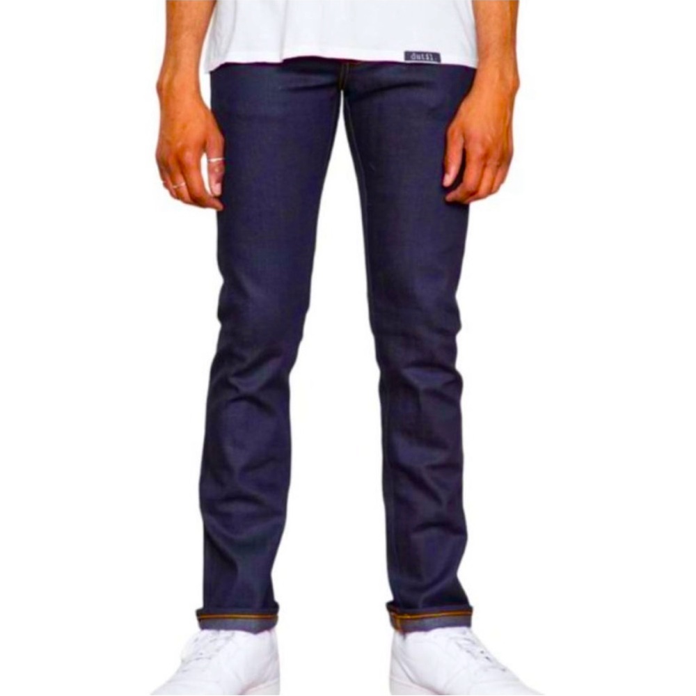 Naked & Famous Denim Blue Men’s 
Skinny Guy Skinny Jeans EUC